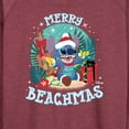 thumbnail image 3 of Lilo & Stitch - Merry Beachmas - Women's Lightweight French Terry Long Sleeve Shirt, 3 of 5