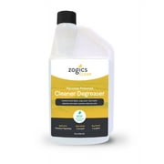 Zogics Peroxide Powered Cleaner Degreaser, 32 oz Bottle Makes up to 8 Gallons - Meets ECOLOGO Standards