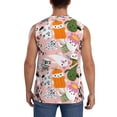 thumbnail image 4 of Fotbe Men's Cartoon Halloween Print Men's Sleeveless Muscle Tank Tops Casual T-Shirts for Gym Workout Beach-X-Large, 4 of 8