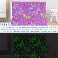 thumbnail image 4 of Manta Gdindff Butterfly que brilla en la oscuridad para niñas, 40 x 50, 4 of 6