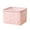 Pink, variant on Fabric Storage Basket with Arrow Pattern, Sturdy Organizer Box with Handles for Home Office Wardrobe, Collapsible Shelf Storage Container (Grey)