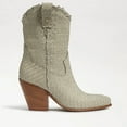 thumbnail image 2 of Sam Edelman Tracy Off White Stacked Heel Pointed Toe Pull On Western Boots (Off White, 8), 2 of 6