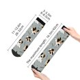 thumbnail image 2 of Goofa Funny Beagle Active Dog Pattern Non Slip Socks with Grips for Elderly, Crew Socks Yoga Hospital Socks Cushioned Sole Gripper Socks for Men Women, 2 of 5
