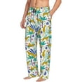 thumbnail image 2 of Daiia Summer Leopard Men's Sleep Pant with Pockets and Drawstring,Pajama Pants-Small, 2 of 9