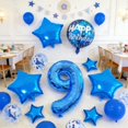 thumbnail image 3 of Decoración con globos para fiesta de 9 cumpleaños de HAUCIAJEIN, azul, 3 of 4