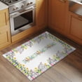 thumbnail image 2 of Easter Eggs Entryway Rug 2'x3'&nbsp; Non Slip Front Door Mats, Spring Watercolor Bunny Flower Leaf Plant Entrance Rugs Indoor Outdoor Carpet, Washable Floor Mats Small Area Rug for Bedroom Kitchen, 2 of 8