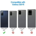 thumbnail image 2 of JETech Slim Fit Case Compatible with Samsung Galaxy S20 FE 5G 6.5-Inch, Thin Phone Cover with Shock-Absorption and Carbon Fiber Design (Black), 2 of 7