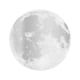 thumbnail image 1 of Pegatinas de luna de 20 cm para ventana, luminosas, para pared, para niños y niñas (plateadas, azules claros), 1 of 6
