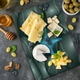 thumbnail image 5 of Starfish Cutting Board, Blue Starfish Among the Sea Pebble Stones Ocean Underwater Wildlife Print, Decorative Tempered Glass Cutting and Serving Board, Large Size, Grey Blue White, by Ambesonne, 5 of 5