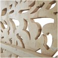 thumbnail image 4 of DecMode White Mango Wood Large Carved Tree Wall Decor with Scrollwork, 4 of 13