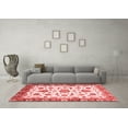 thumbnail image 3 of Ahgly Company Indoor Rectangle Abstract Red Modern Area Rugs, 2' x 4', 3 of 4