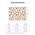 thumbnail image 5 of Yiaed Shiba Head Face Print Blanket Throw Blanket Soft Cozy Flannel Blanket for Home Bed Sofa Couch Chair-50"x40", 5 of 6
