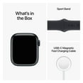 thumbnail image 3 of Apple Watch Series 8 with Sport Band, GPS, 41mm Aluminum Case, and Always-On Retina Display (Midnight, Restored), 3 of 5