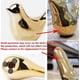 thumbnail image 5 of 2 pieces Small Birds Statues Gold Home Decor Modern Style Figurine Decorative Ornaments for Living Room, Bedroom, 5 of 5