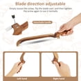 thumbnail image 3 of Wooden Bread Bow Knife,Manual Bread Cutter Bread Knife Bread Slicer with Comfort Grip Toast Saw Kitchen Tool for Cutting Cake Sandwich Cucumber, 3 of 11