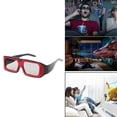 thumbnail image 3 of CHUANK Dual Color Frame Circular Polarized Passive 3D Stereo Glasses for Real D 3D TV, 3 of 21