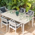 thumbnail image 2 of Sage Green Eucalyptus Leaves Table Cloths for 5 Foot Rectangle Tables, Weeping Floral Summer Botanical Patio Waterproof Elastic Fitted Tablecloths, Washable Rectangular Table Cover for Camping, 2 of 8