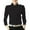 a-220Black41, variant on Womens Solid Color Stand Collar Long Sleeve Regular Fit Ruffle Front Formal Blouse Top For Office Business Work Daily Wear White XXXXL