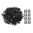 thumbnail image 2 of 300 clips de papel, pasadores partidos estañados, alfileres para manualidades, chinchetas, remaches para scrapbooking Negro, 2 of 9