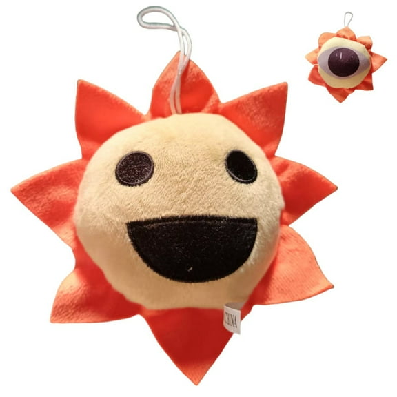 Sprunki Game Plush, Soft Stuffed Animal Pillow Doll Christmas Birthday Gifts for Adult Kids (Styles-16,Mr. Sun Plush)