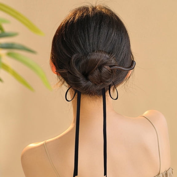 ELAYARD Black Bowknot Hair Band Fabric Lightweight Portable and Comfortable