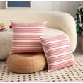 thumbnail image 3 of Fundas de almohada Cethom Christmas Boho texturizadas rojas, 45 x 45 cm, juego de 2, 3 of 7