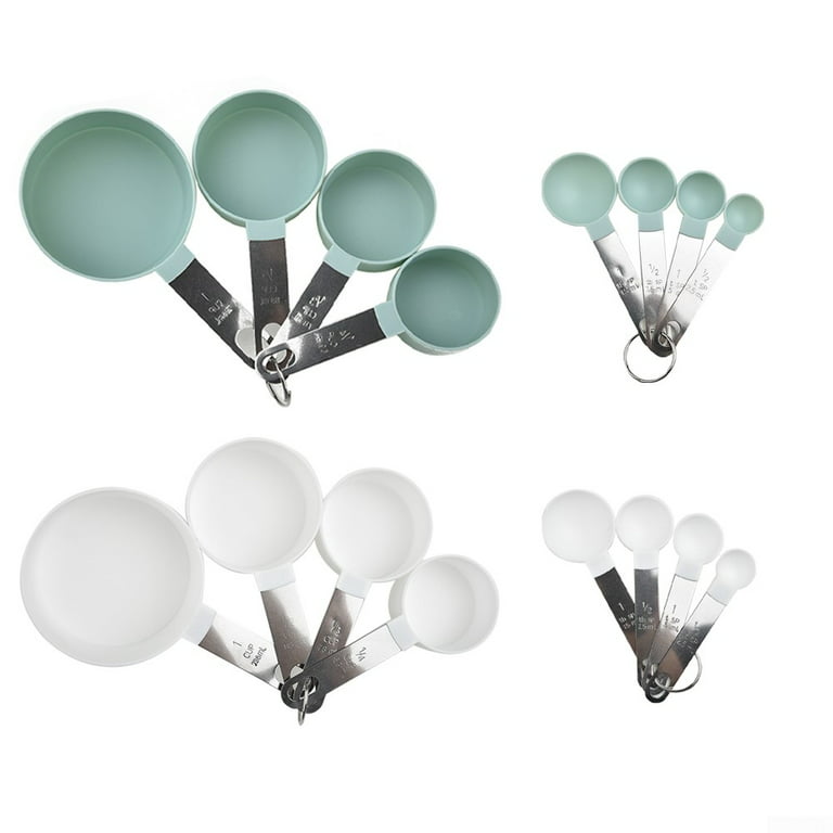 8Pcs Plastic Measuring Spoons Cups Scale Teaspoon Tablespoon Set Kitchen  Utensil Tools, 1 unit - Kroger