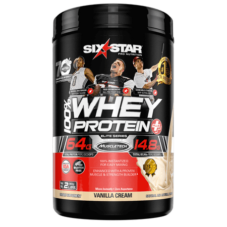 Elite Series 100 Whey Protein Powder Vanilla 32g Protein 2lbs