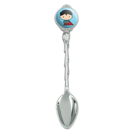 

Superman Cute Chibi Character Novelty Collectible Demitasse Tea Coffee Spoon
