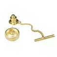 thumbnail image 3 of Wedding Tie Tack Creative Rhinestone Star Tie Tack Clutch Tie Pin with Chain, 3 of 3
