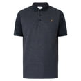 thumbnail image 5 of Farah Kentucky Jacquard Polo Shirt, Blue, 5 of 5