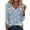 Light Blue, variant on 3/4 Length Sleeve Boho Floral Blouses for Women Casual Dressy V Neck Vintage Graphic Tees Loose Fit Lightweight Spring Tops 2026 Light Blue XL