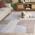 thumbnail image 3 of Safavieh Forum Gisselle Abstract Area Rug, Ivory/Gray Brown, 5' x 7', 3 of 10