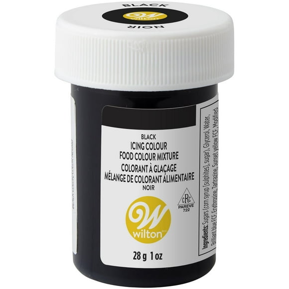 Colorant à glaçage noir Wilton Colorant alimentaire, 1 oz