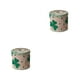 thumbnail image 1 of Monstrate St. Patrick's Day Ribbons Green Leaf Pattern Home Crafts Decoration Wrapping Paper DIY Sewing Bow Shamrock Ribbon Decor Type6 NO6, 1 of 6