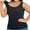 Black, variant on Fnooota Women's Plus-size Tank Tops, Crew Neck Summer Basic 2025 Undershirts with Built in Bras Black Size XL-4XL