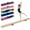 Beige, variant on Costway 8 FT Folding Gymnastic Beam with Anti-slip Base Pine Wood Frame Carrying Handle Blue