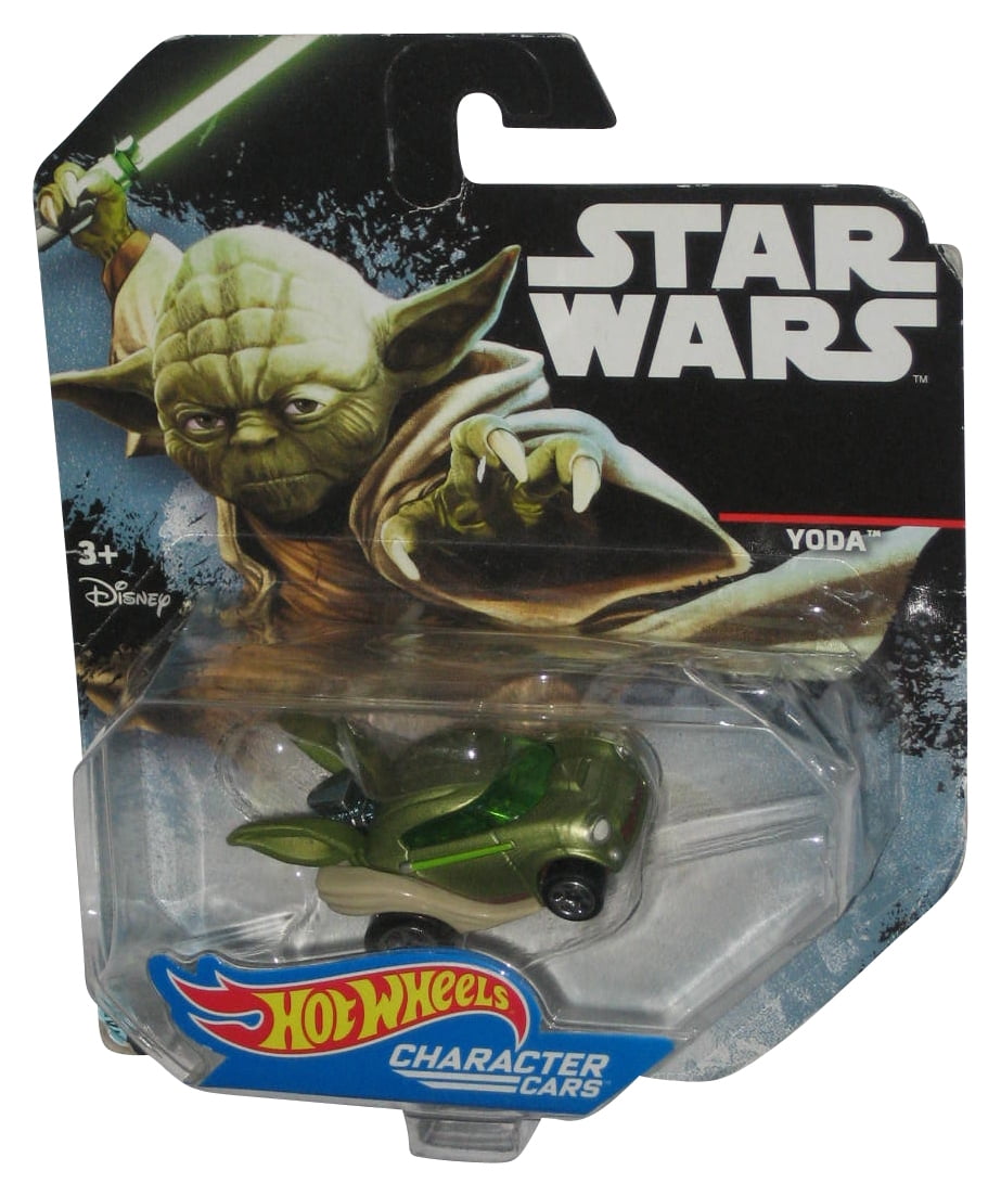 Star Wars Hot Wheels Yoda (2014) Mattel Character Cars Die Cast Toy Car