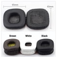 thumbnail image 2 of 1Pair Leather Sponge Headphone Headset Soft Ear Pads Foam Cushion Cover Replacement BROWN, 2 of 8