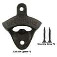 thumbnail image 3 of SMOOIQ Bottle Opener Wall Mounted,Beer Wall Mount Bottle Opener,Wine Metal Bottle Opener Outddor and Indoor,Cast Iron 1pc, 3 of 5