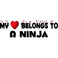 thumbnail image 3 of CafePress - Belongs To A Ninja - Postcards (Package of 8), 3 of 3