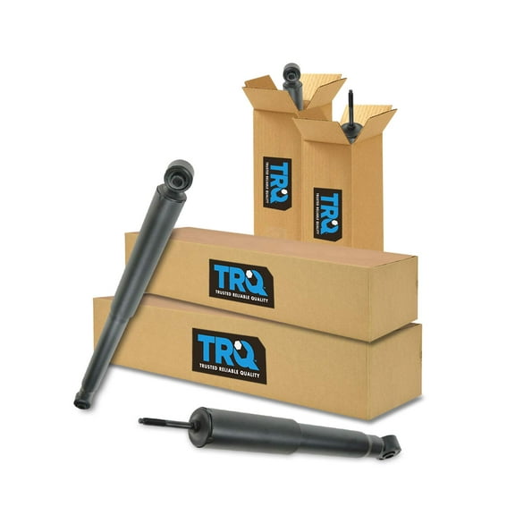TRQ Shock Absorber Front & Rear Kit Set of 4 for Silverado Sierra Pickup SUV NEW SBA60239 Fits select: 1999-2010 CHEVROLET SILVERADO, 2001-2010 GMC SIERRA