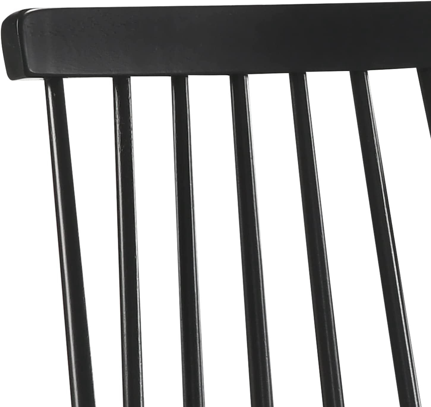 Duhome Dining Chairs Set of 2 Wood Dining Room Chair Black Spindle Chair for Kitchen, Windsor Chair Farmhouse Chairs Black