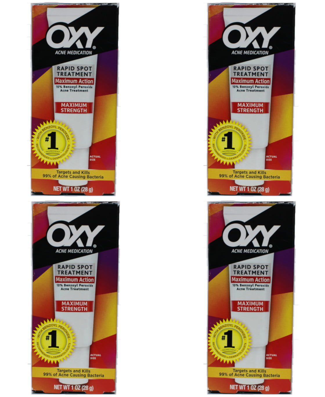 oxy maximum action spot treatment directions
