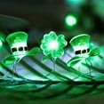 thumbnail image 6 of Green String Lights With 20 LED Bulbs For Indoor And Outdoor Decorations, Battery Powered Hat Lights For St. Patrick's Day Party And Home Holiday Celebration, 6 of 9