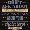 thumbnail image 3 of CafePress - Dont Ask About My Protein Veg Women's Dark T Shirt - Women's Traditional Fit Dark T-Shirt, 3 of 4