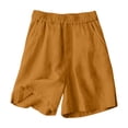 thumbnail image 4 of Linen Outfit Girls 2 Piece Outfits Sleeveless Top Tshirts and Loose High Waisted Summer Pants Set Sweat Sets for Girls, 4 of 6