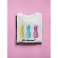 thumbnail image 3 of Im Awesome! Pineapples Sweatshirt Women -SPIdeals Designs, Female 4X-Large, 3 of 4