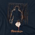 thumbnail image 2 of Friday The 13Th Part 3 Poster Women's T Shirt, Navy, Small, 2 of 6