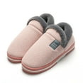 thumbnail image 2 of Vedolay Indoor Slippers Comfortable Slippers Plush Lined House Shoes Pink,41, 2 of 5